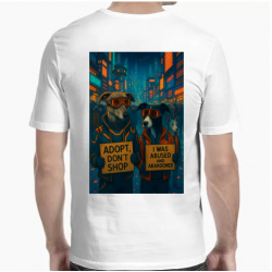Camiseta “Adopt, Don’t Shop”